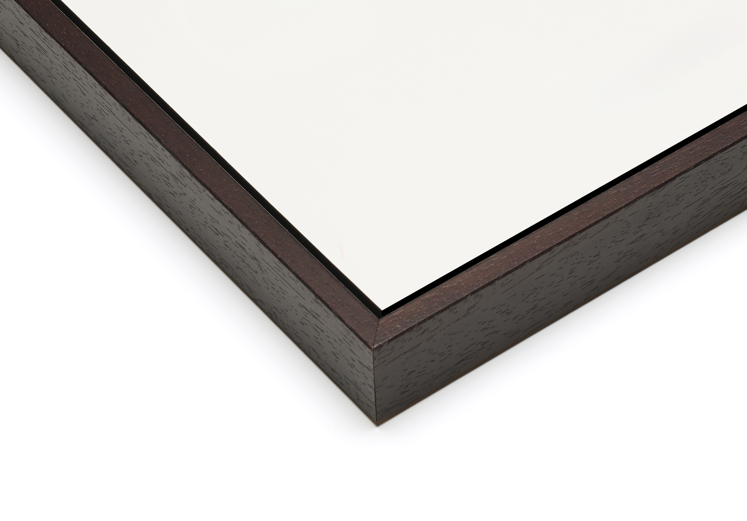 Baklijst bruin met houtnerf