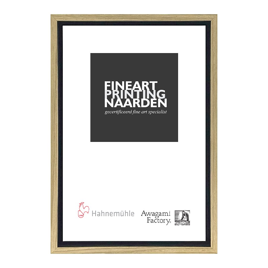 Baklijst eiken met houtnerf