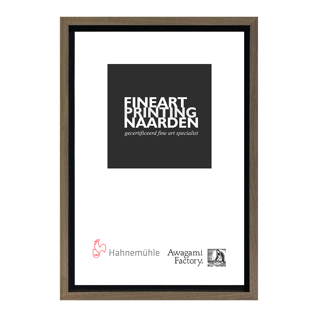 Baklijst walnoot met houtnerf