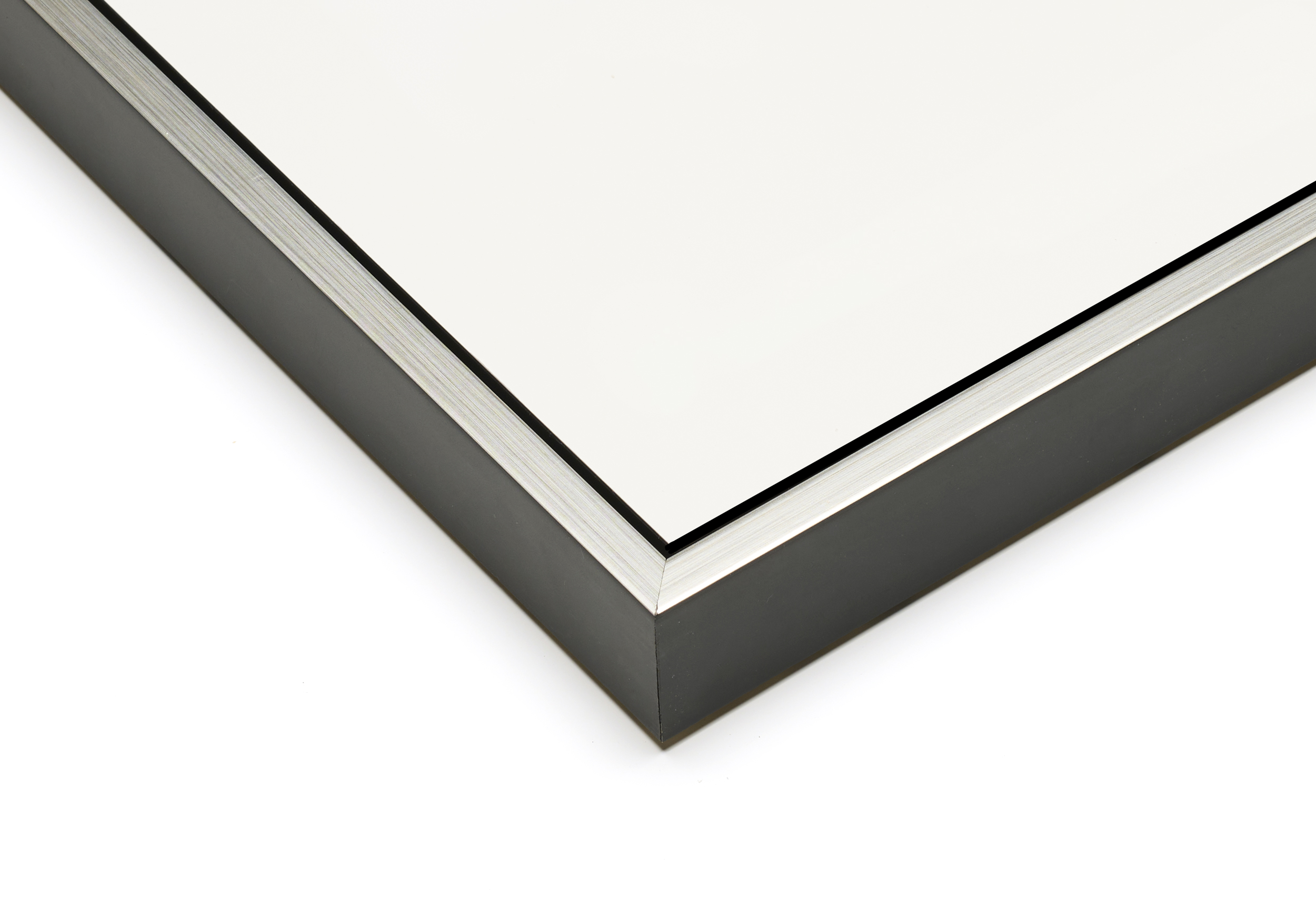 Baklijst zwart met zilver